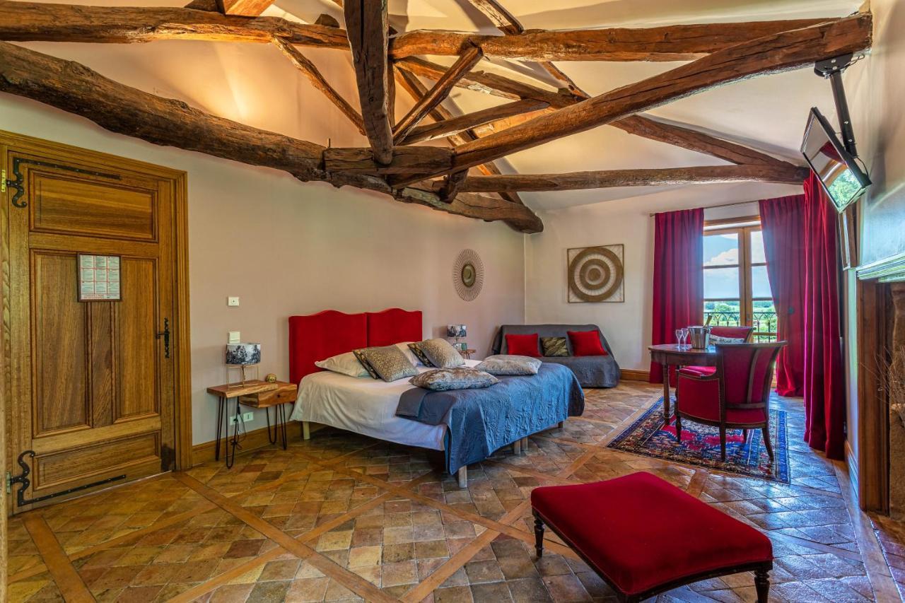 Domaine De La Ruisseliere Hotell Lacenas Eksteriør bilde