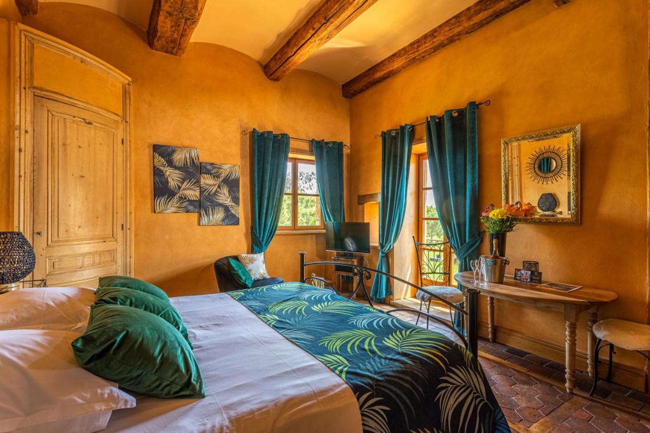 Domaine De La Ruisseliere Hotell Lacenas Eksteriør bilde