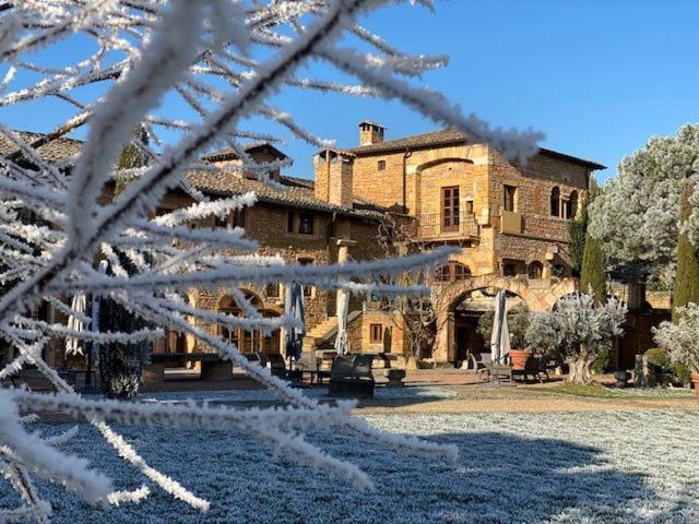 Domaine De La Ruisseliere Hotell Lacenas Eksteriør bilde